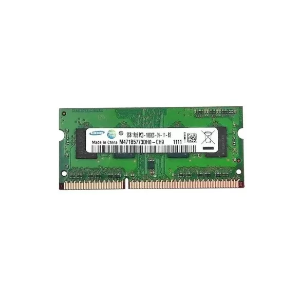 رم لپ‌تاپ PC3-10600 سامسونگ 1333 مگاهرتز 2 گیگابایت (استوک | اورجینال)