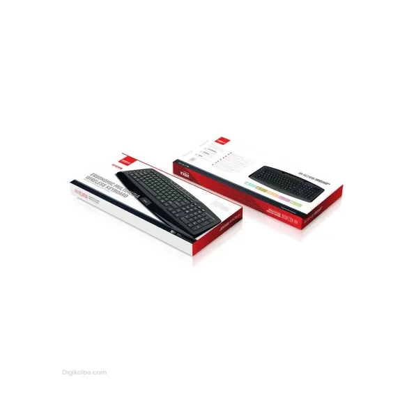 کیبورد بی سیم هیسکا HX-KE240W