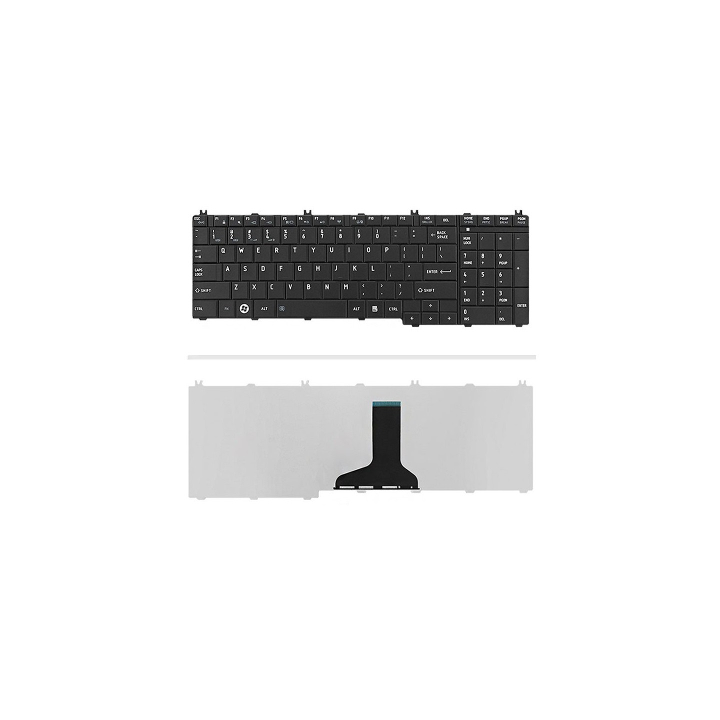 کیبورد لپ‌تاپ توشیبا C650 (Satellite)