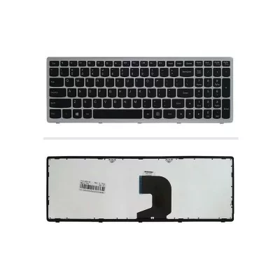 کیبورد لپتاپ لنوو Z500 (IdeaPad | بافریم نقره ای)
