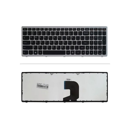 کیبورد لپ‌تاپ لنوو Z500 (IdeaPad | بافریم نقره ای)