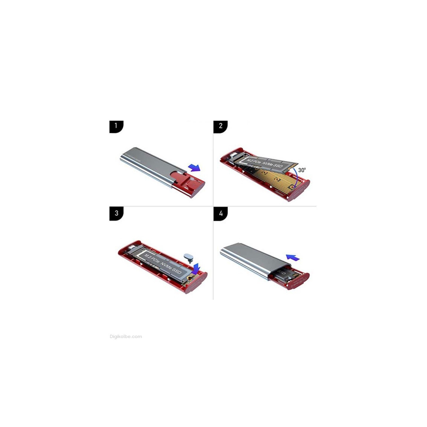 باکس تبدیل هارد لپ‌تاپ هایسنسر HY-S328 (M.2 NVME)