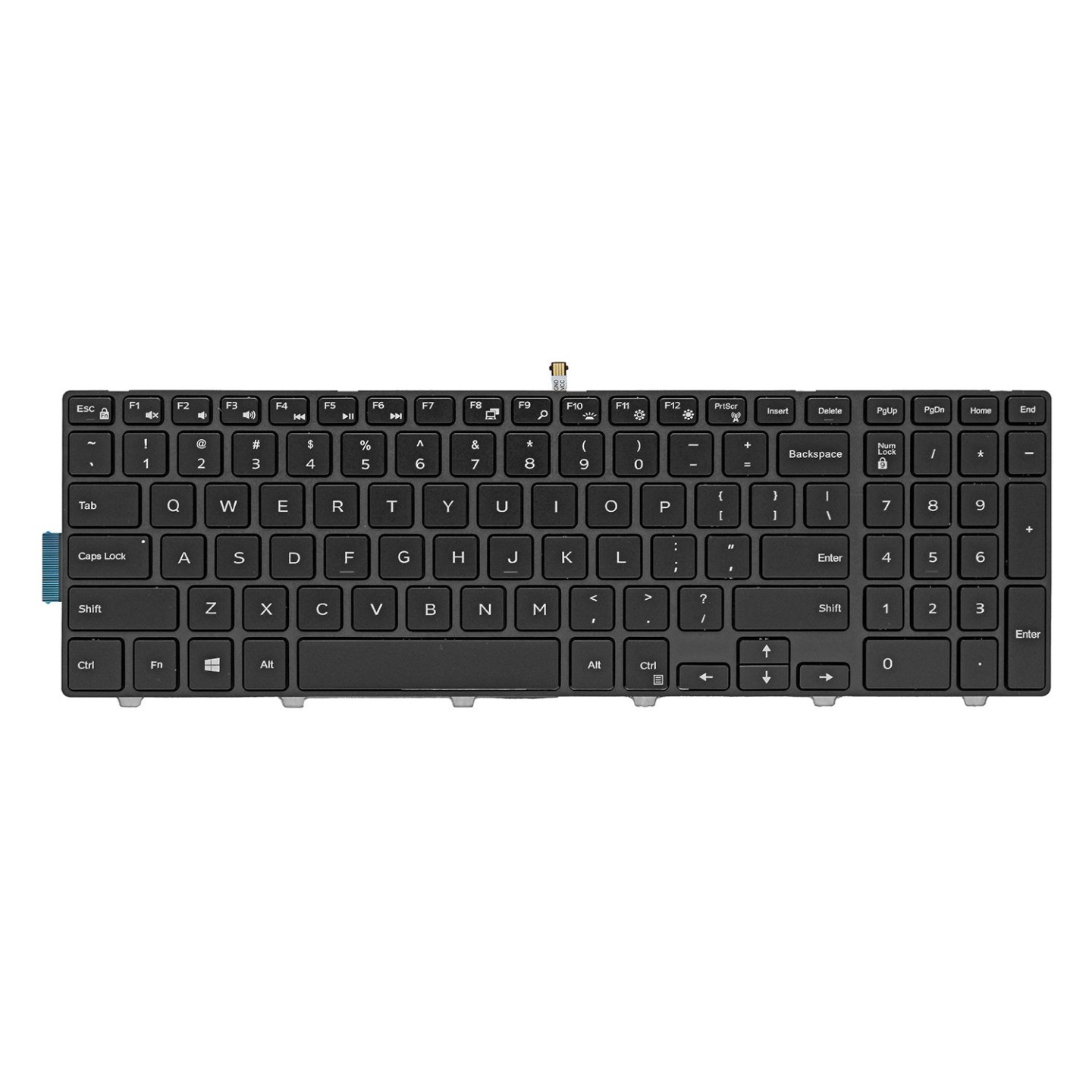 کیبورد لپ‌تاپ دل Inspiron 15-5000 (با بکلایت و فریم)