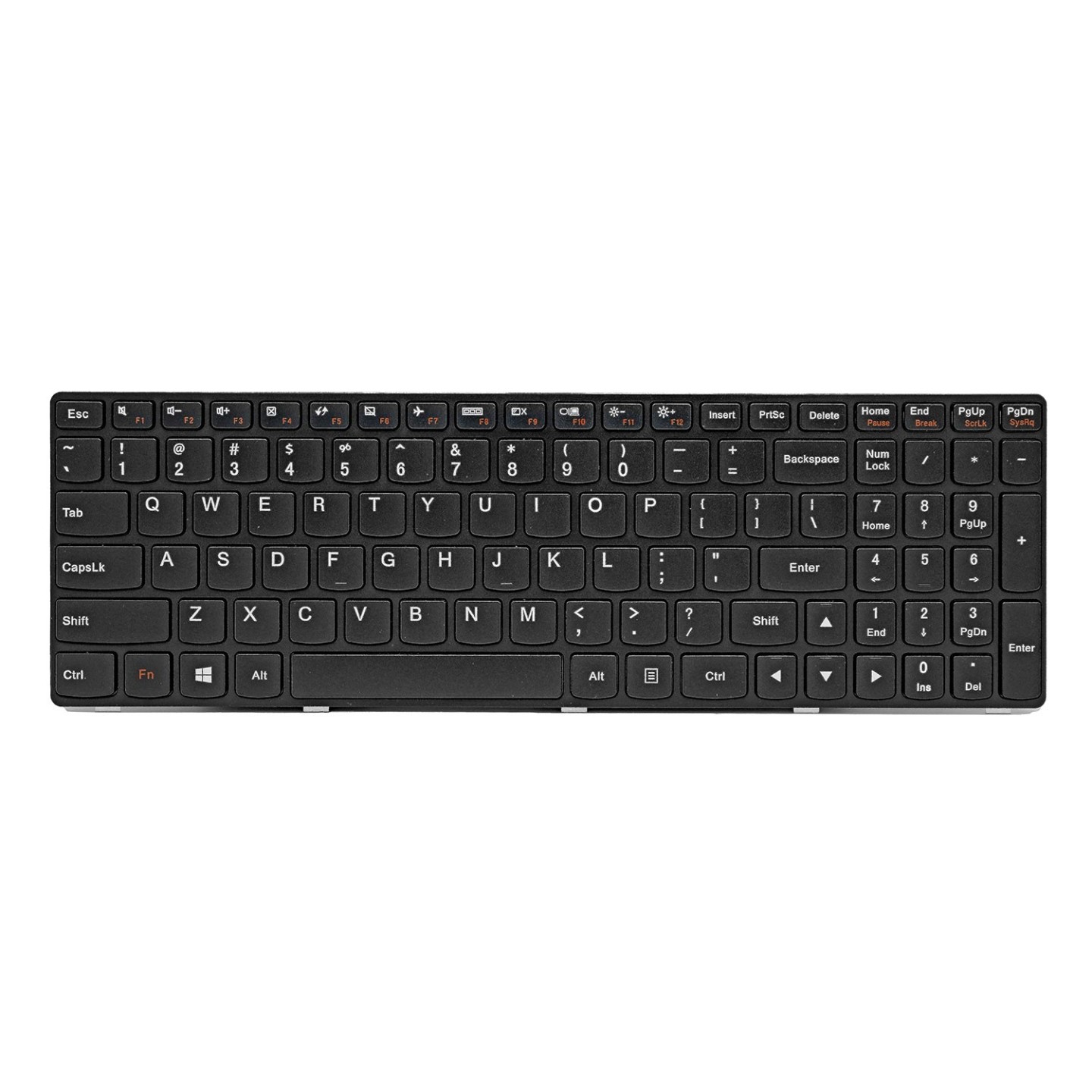 کیبورد لپ‌تاپ لنوو G500 (IdeaPad | با فریم)