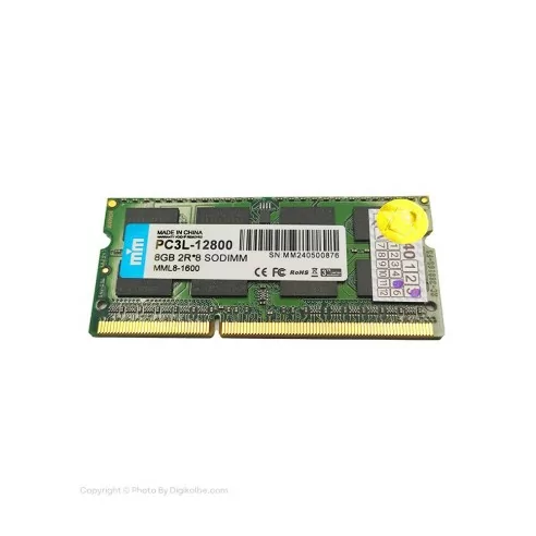 رم لپتاپ PC3L-12800 دابلام 1600 مگاهرتز 8 گیگابایت (اورجینال)
