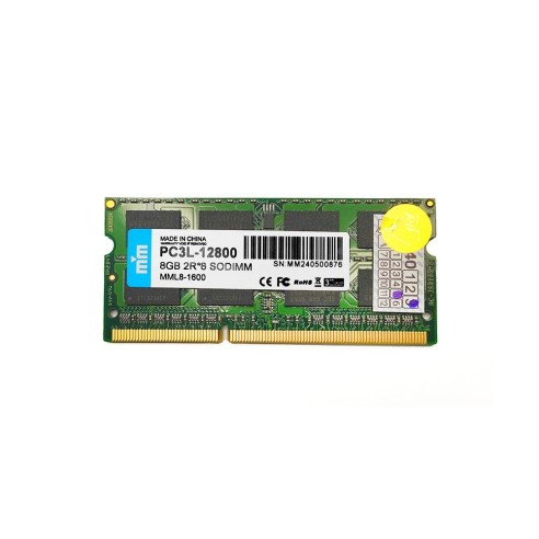 رم لپ‌تاپ PC3L دابل‌ام 1600 مگاهرتز 8 گیگابایت (اورجینال)