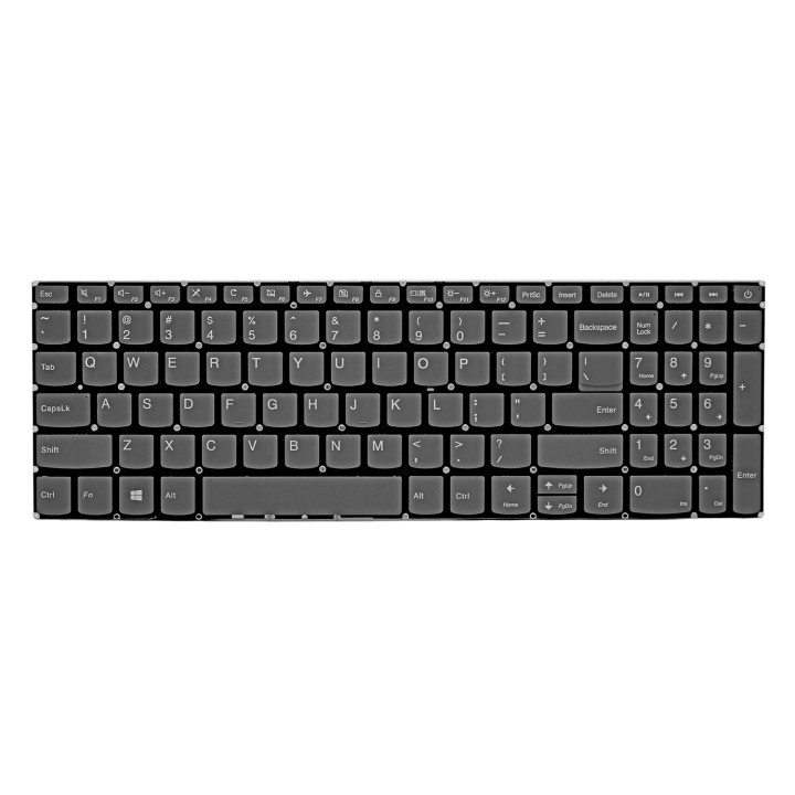 کیبورد لپ‌تاپ لنوو IdeaPad 320-15 (با کلید پاور | اینتر کوچک | بدون فریم)