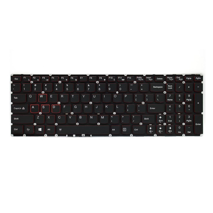 کیبورد لپ‌تاپ لنوو Y700 Touch (IdeaPad | با بکلایت بدون فریم) ®