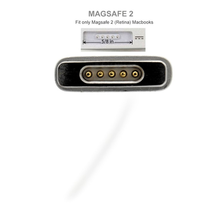 شارژر لپ‌تاپ مک‌بوک اپل 60 وات (Magsafe 2) ®