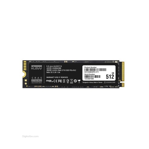 حافظه اس‌اس‌دی کلو CRAS C710(ظرفیت 512 گیگابایت | M.2 NVMe)