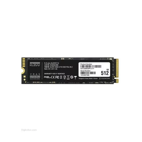 حافظه اساسدی کلو CRAS C710(ظرفیت 512 گیگابایت | M.2 NVMe)