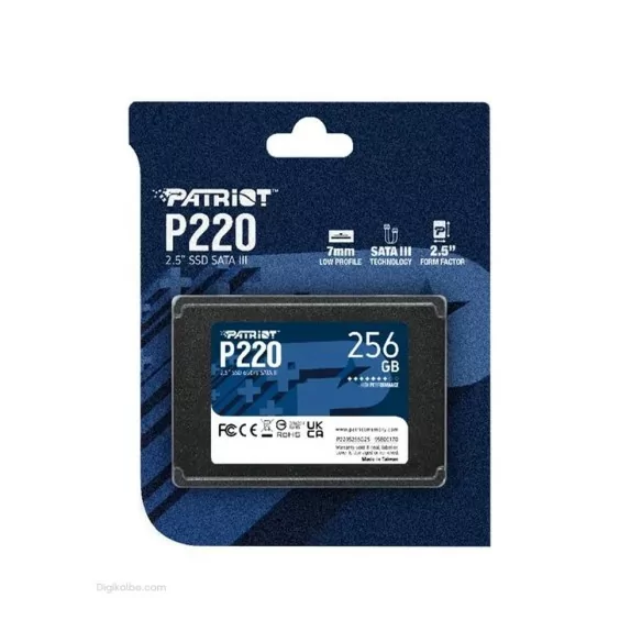حافظه اس‌اس‌دی پتریوت P220 (ظرفیت 256 گیگابایت)