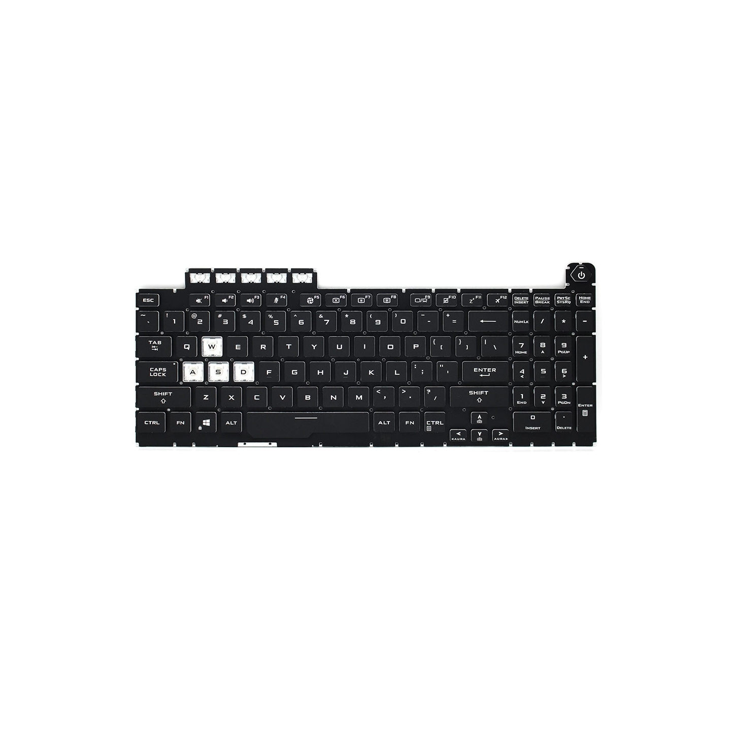 کیبورد لپ‌تاپ ایسوس FX706 (بدون فریم | با بکلایت RGB)