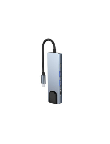 هاب 5 به 1 USB Type-c کی نت K-MFCMS505