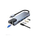 هاب 5 به 1 USB Type-c کی نت ( K-MFCMS505 )