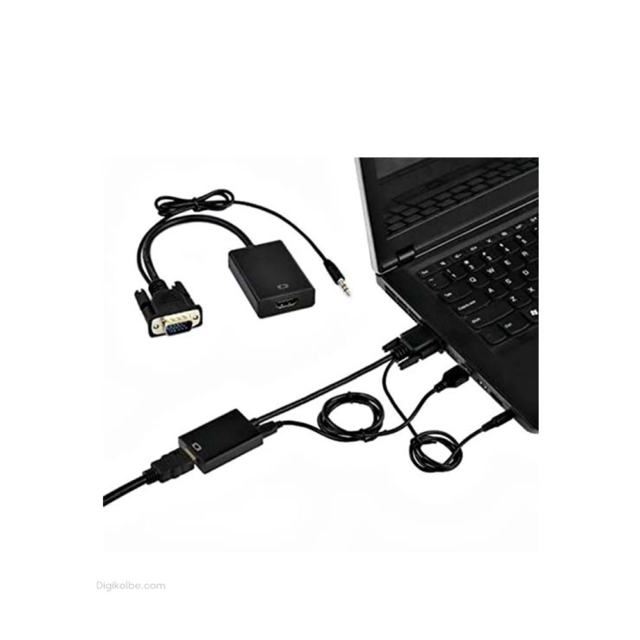 تبدیل VGA به HDMI رویال ( با کابل صدا و برق )