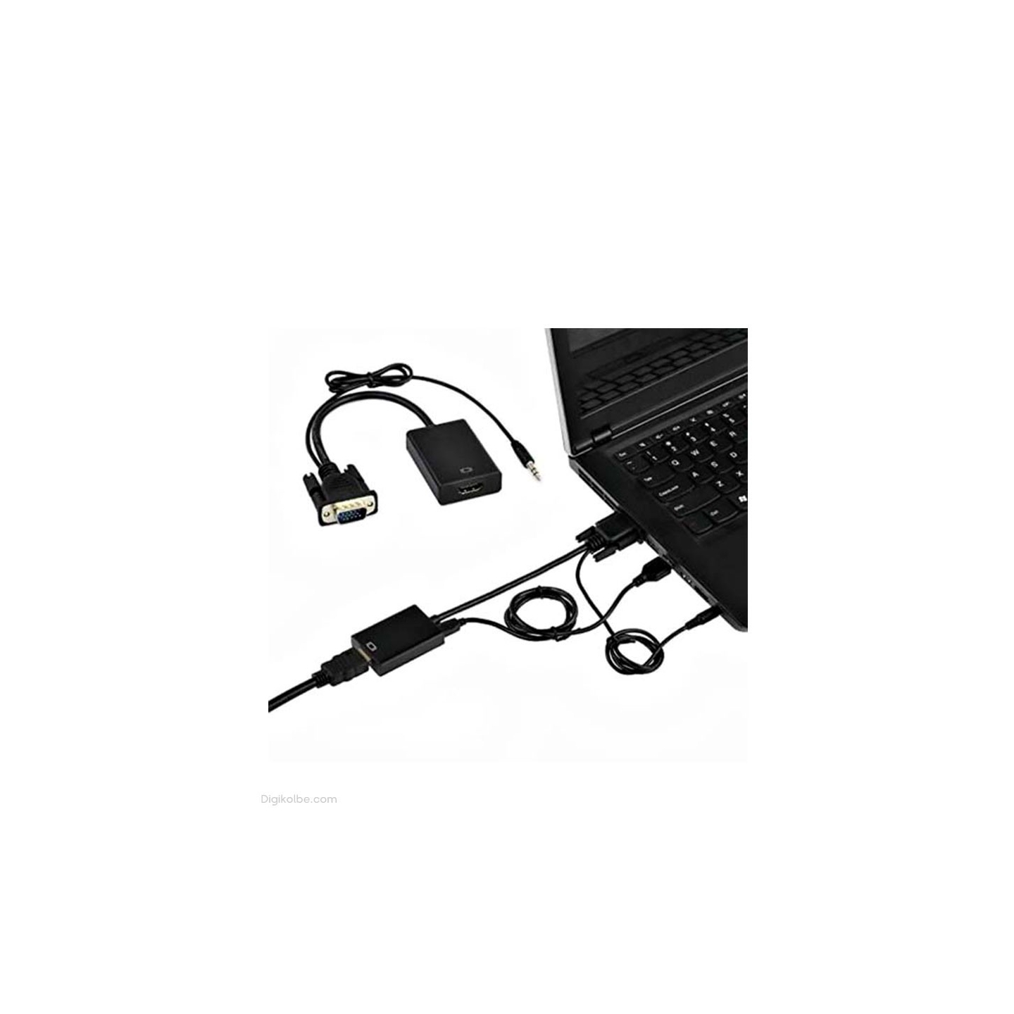 تبدیل VGA به HDMI رویال ( با کابل صدا و برق )