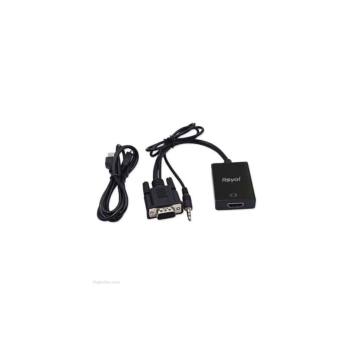تبدیل VGA به HDMI رویال ( با کابل صدا و برق )