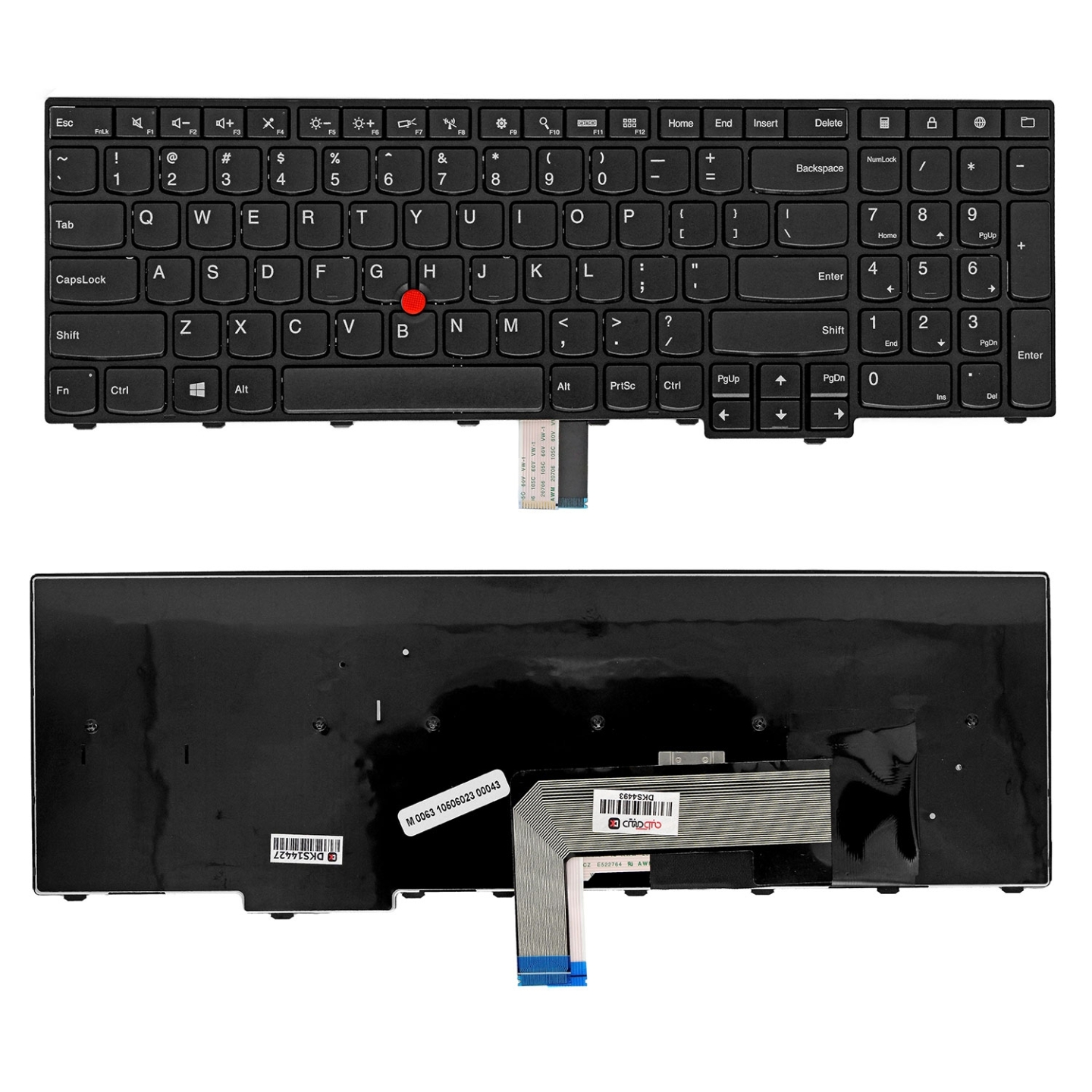 کیبورد لپ‌تاپ لنوو T550 (ThinkPad | با ماوس | با فریم)