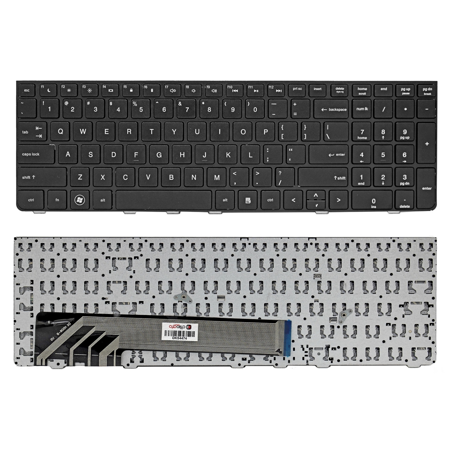 کیبورد لپ‌تاپ اچ‌پی 4530 (ProBook | بافریم) ®