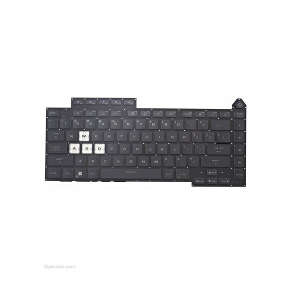 کیبورد لپ‌تاپ ایسوس G513 (ROG | با بکلایت)