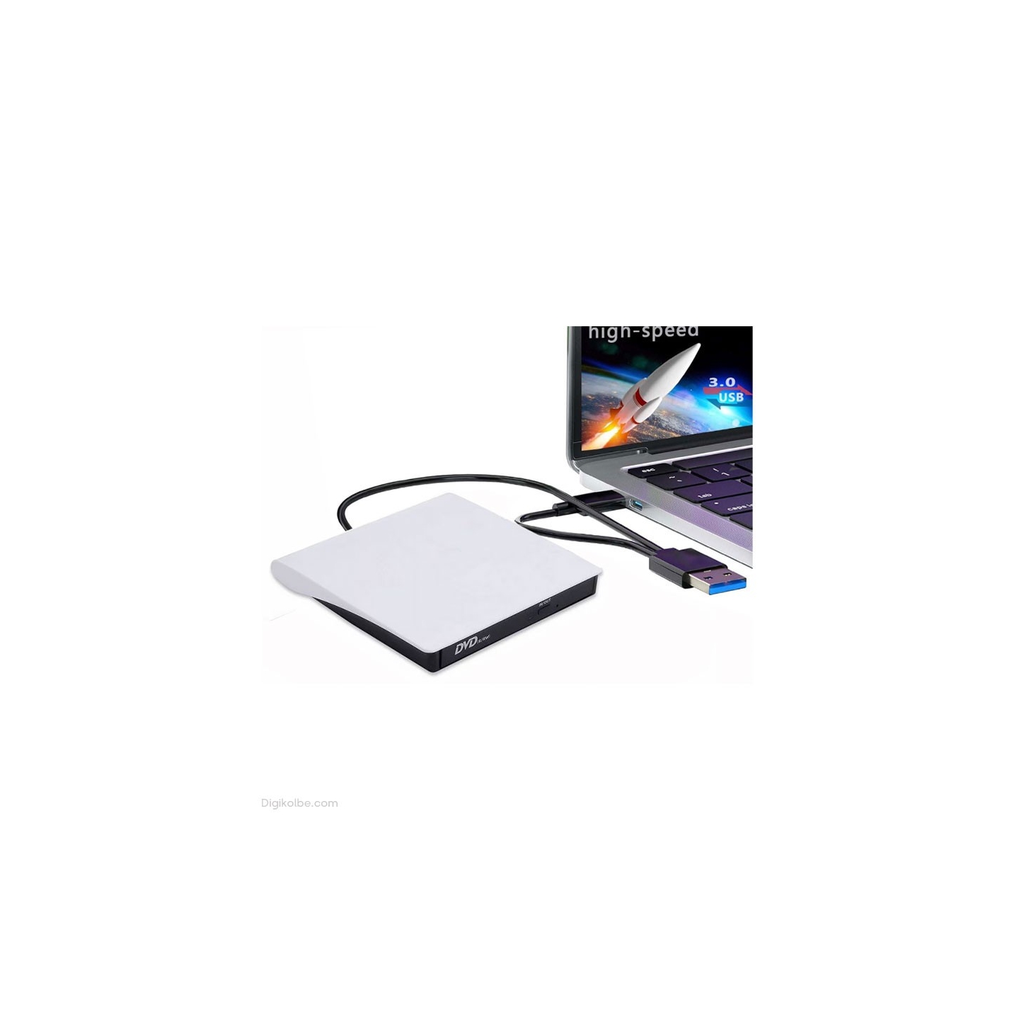باکس تبدیل DVD رایتر 9.5mm (USB 3.0 و Type-c)