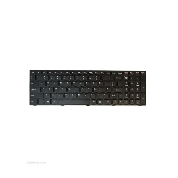 کیبورد لپ‌تاپ لنوو IdeaPad G50-70 (بدون بكلايت و فريم مشكی)