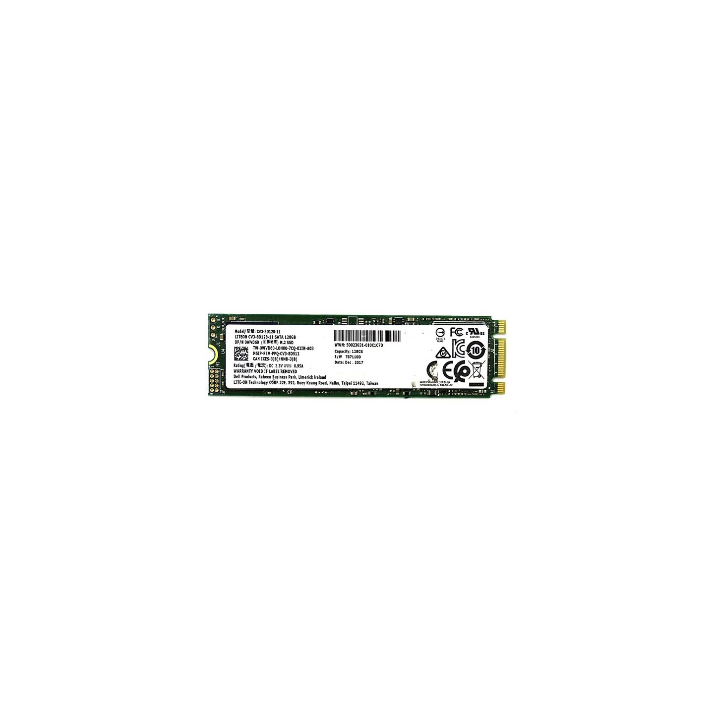 حافظه اس‌اس‌دی لایتون M.2 NGFF CV8 (ظرفیت 128 گیگابایت | استوک)